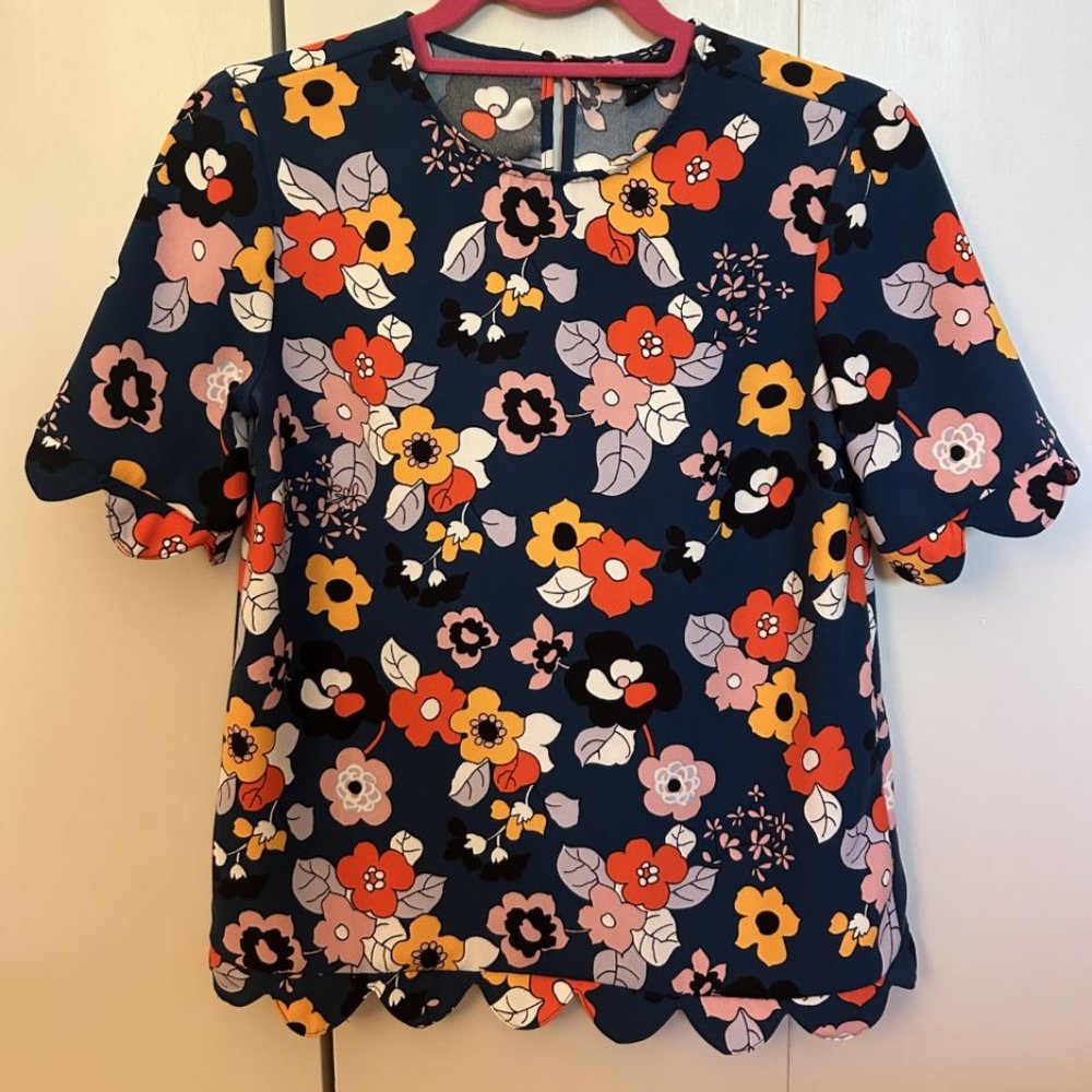 Victoria Beckham for Target Mod Floral Top
